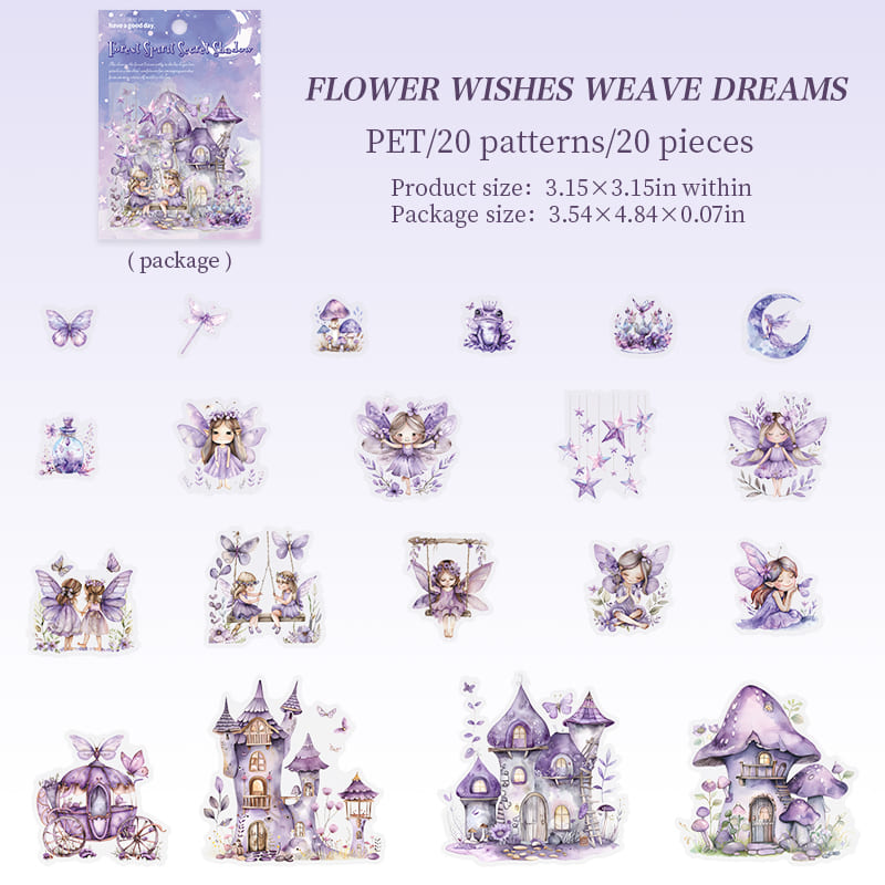 Forest Elf Theme Sticker Pack