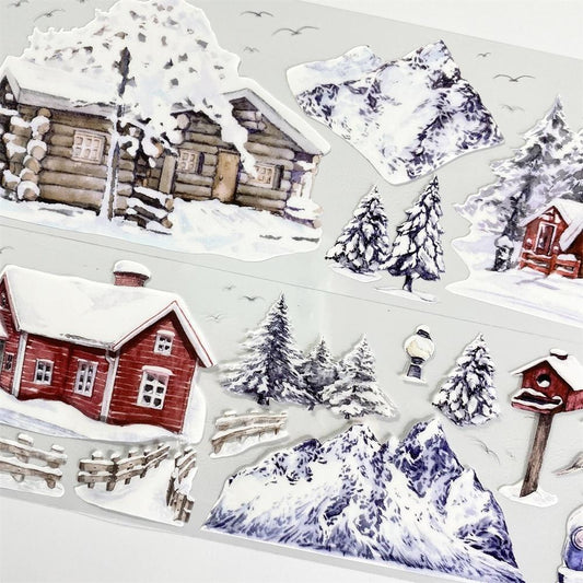 Snowy Landscape One Cycle PET Tape