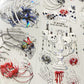 6cm*100cm Skull One Cycle PET Tape