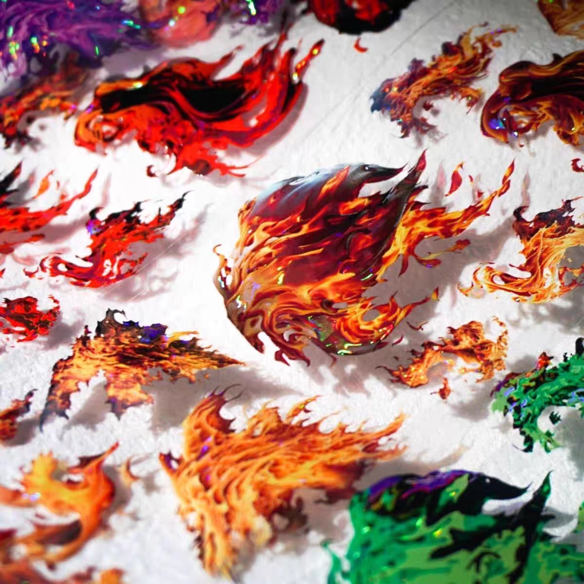 Fire & Flames  One Cycle PET Tape