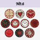 Vintage Clock Theme Stickers