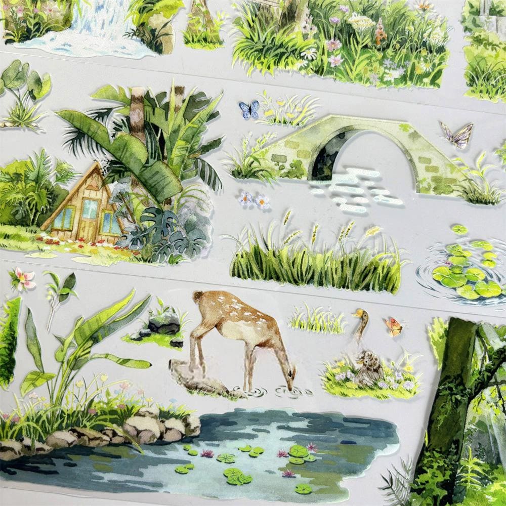One Cycle Jungle Pattern PET Tape