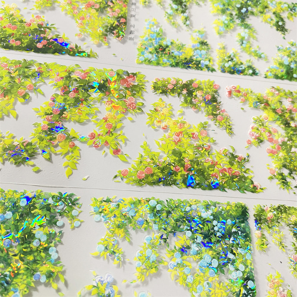 Summer Rose One Cycle PET Decorative  Tape