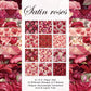 48PCS Rose  Scrapbook Paper