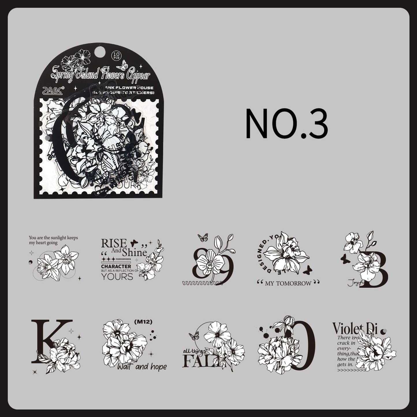 Ink Bloom Sticker Pack