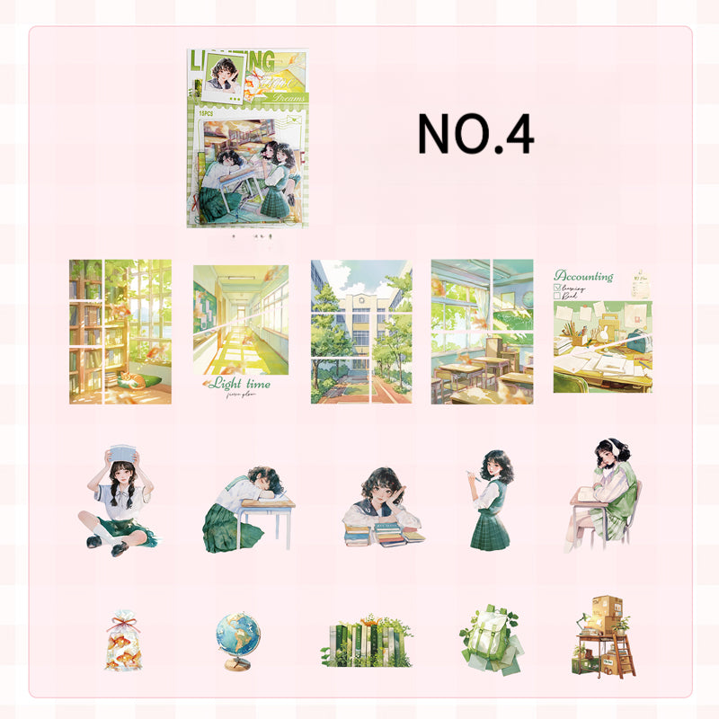 School Girl Theme Stickers