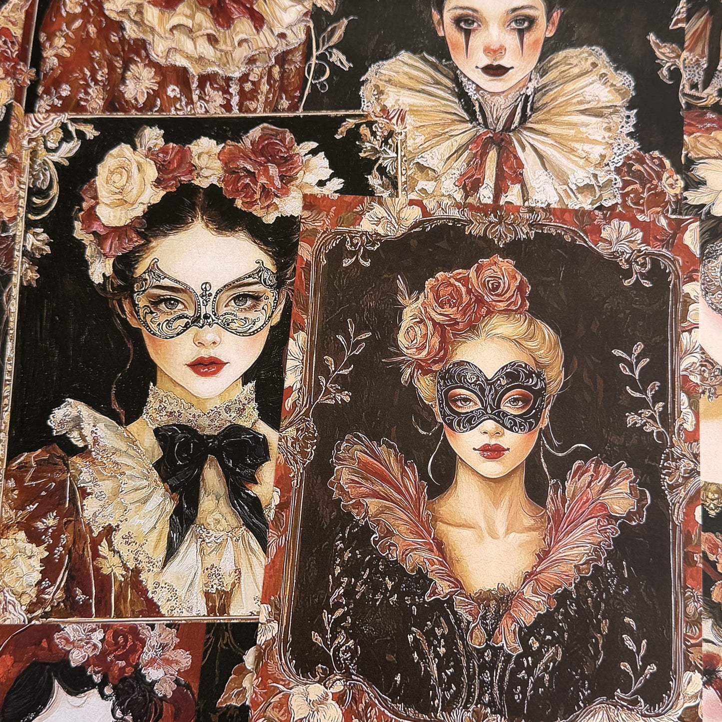Masquerade Ball Scrapbook Paper