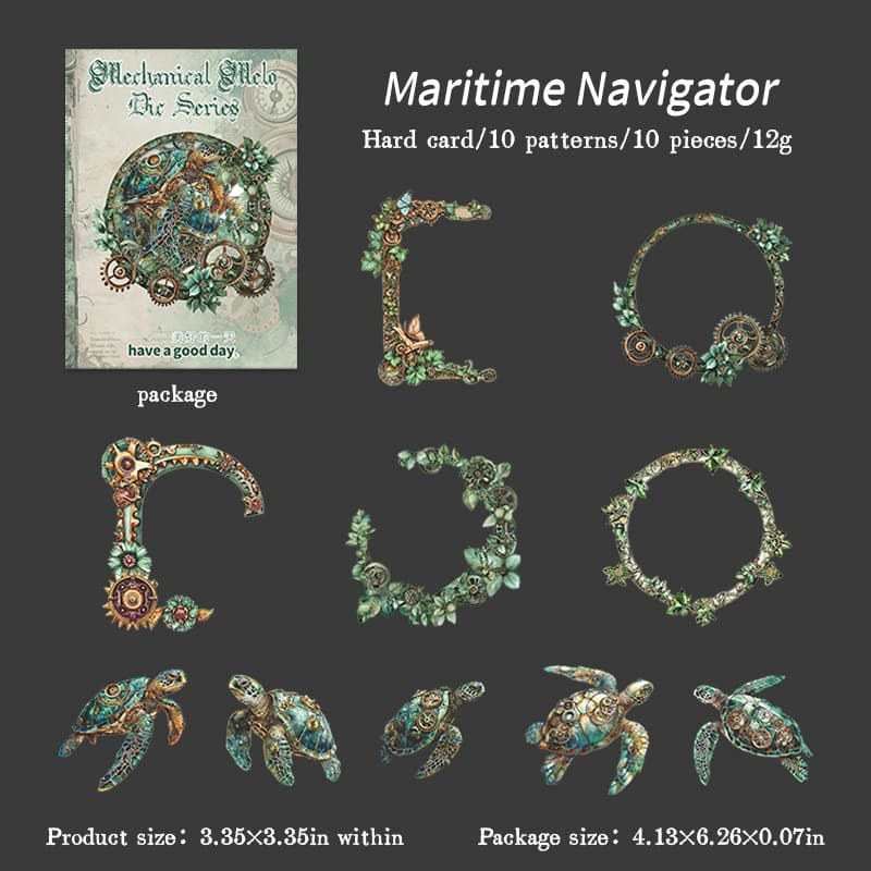 Steampunk Ocean Stickers