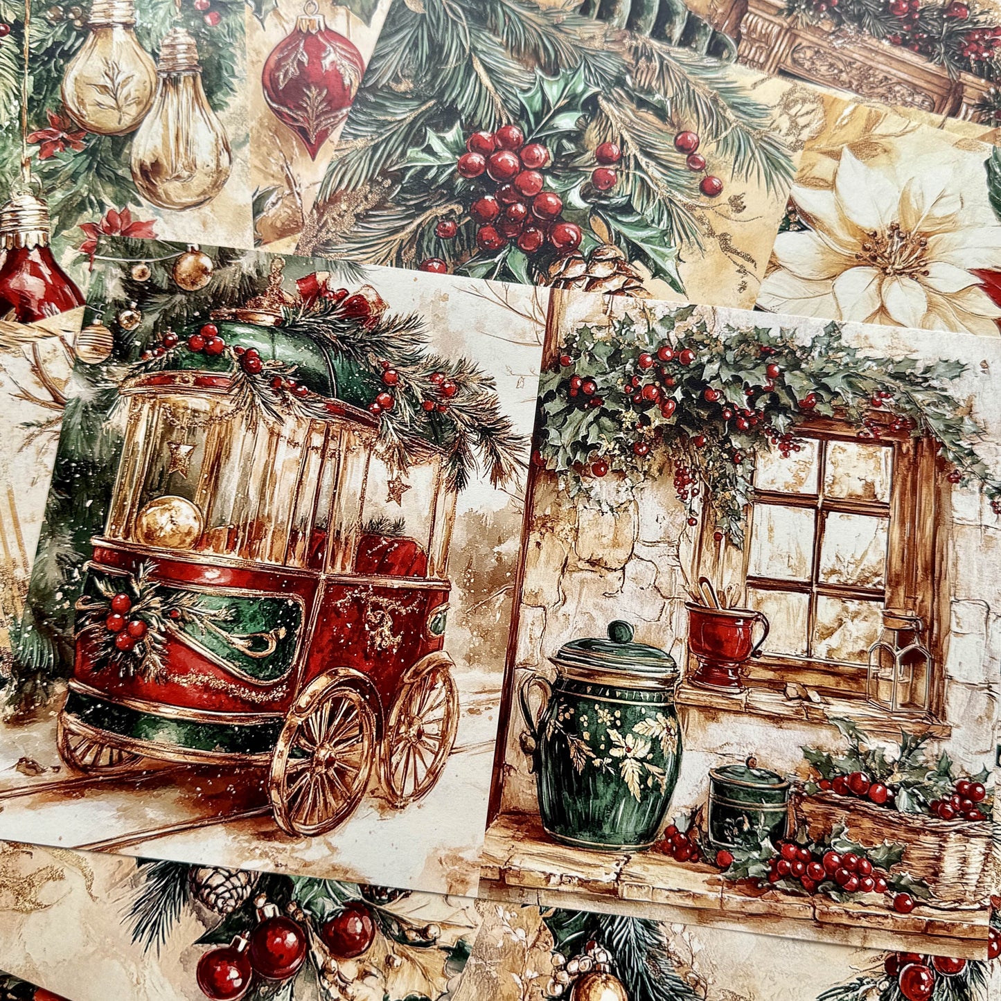 Christmas Series Scrapbook Paper