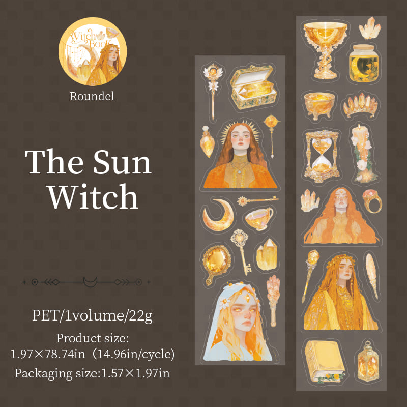 Witch Energy Illustrated Series PET Tape