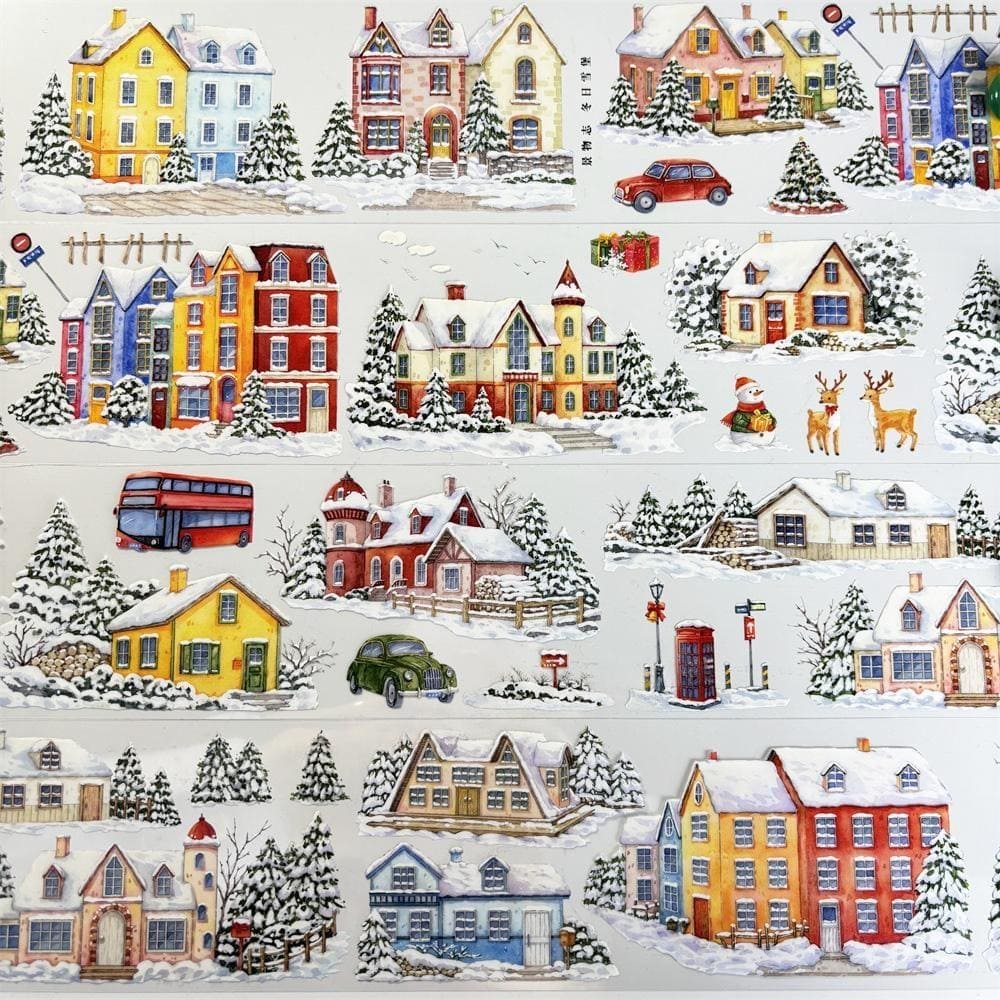 One Loop Cozy Winter House PET Tape