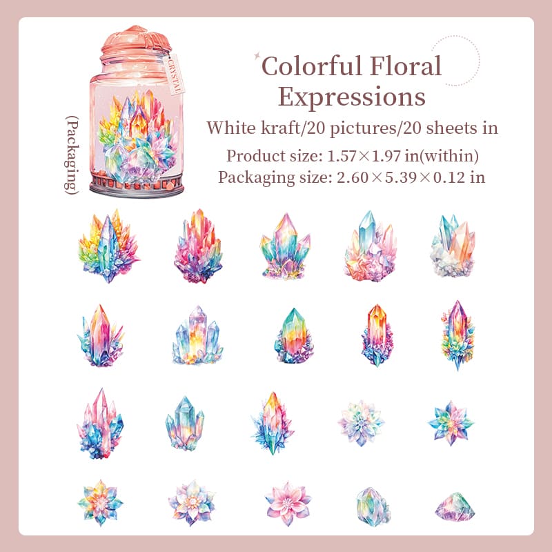 Crystal Theme Stickers