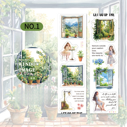 Window Scenery Theme  PET Tape