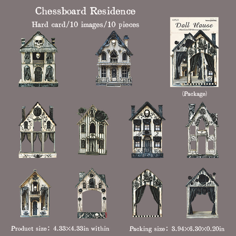 Dollhouse Series Die-Cut Stickers