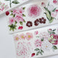 Pink Floral PET /Washi Tape