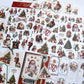 3PCS Vintage Christmas Transfer Stickers