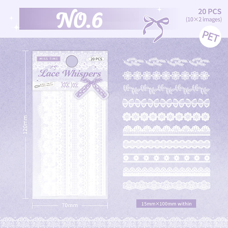 Lace Border Sticker Pack