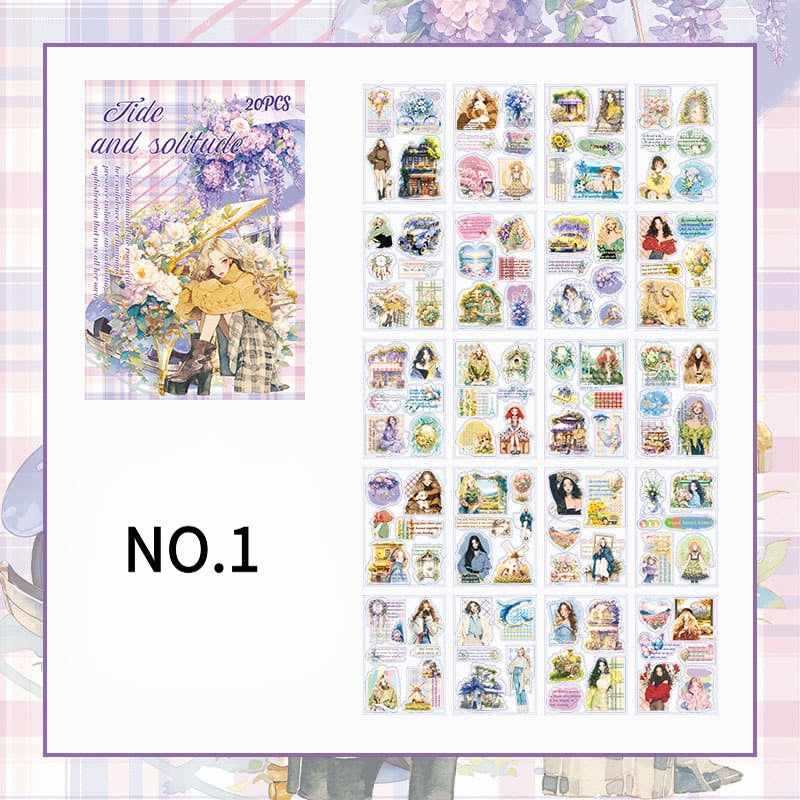 20PCS Sticker Book