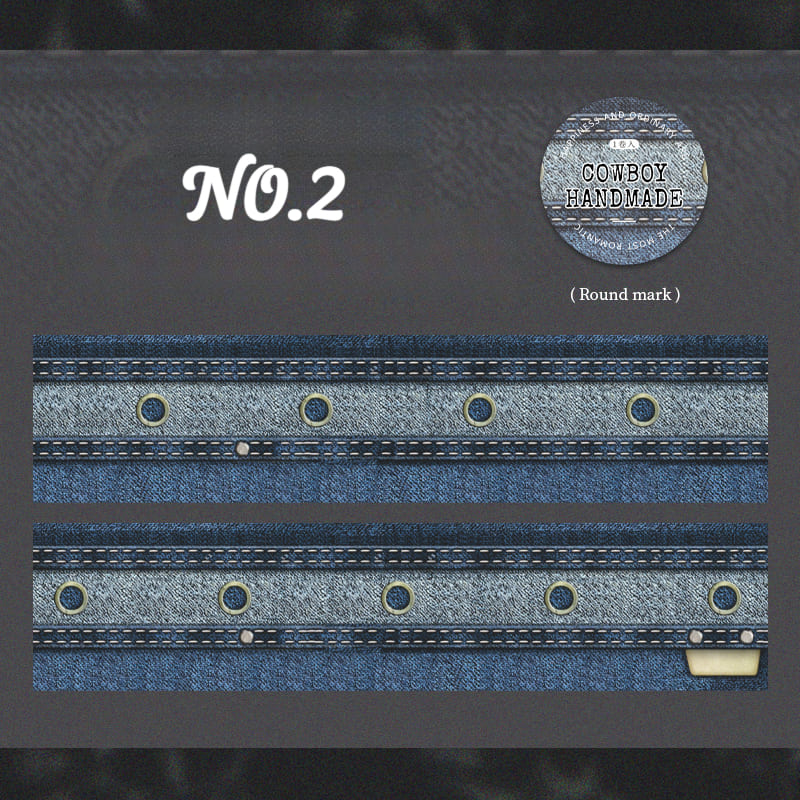 Denim Craft Theme Washi Tape