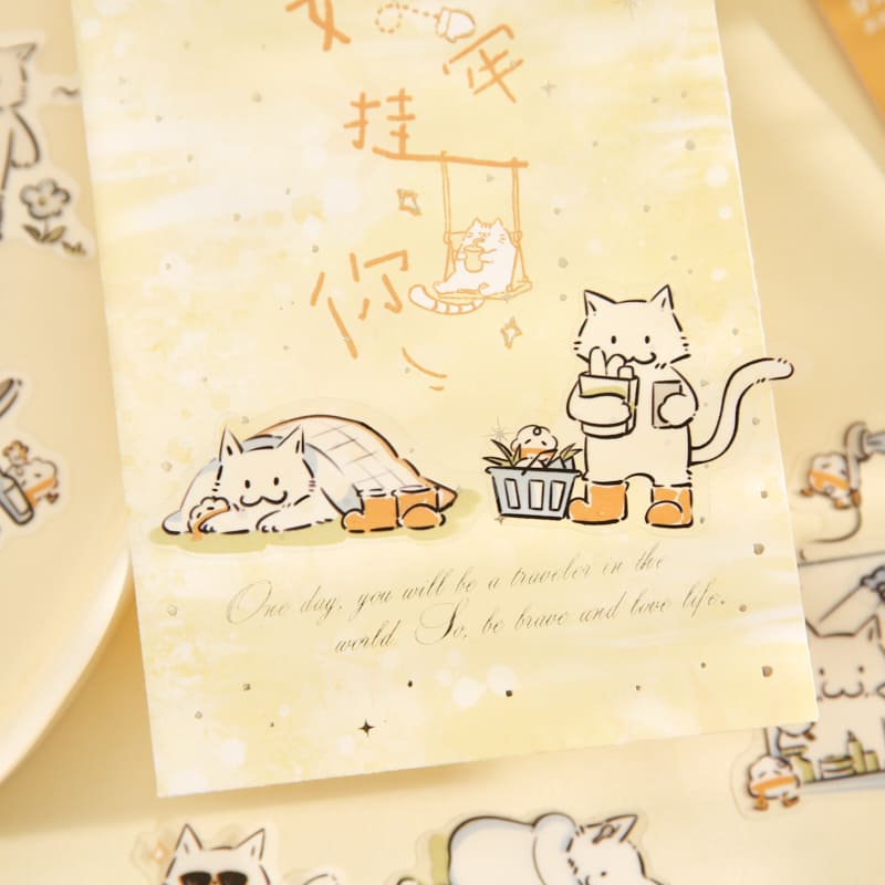 Cats & Dogs in Rain Boots Stickers