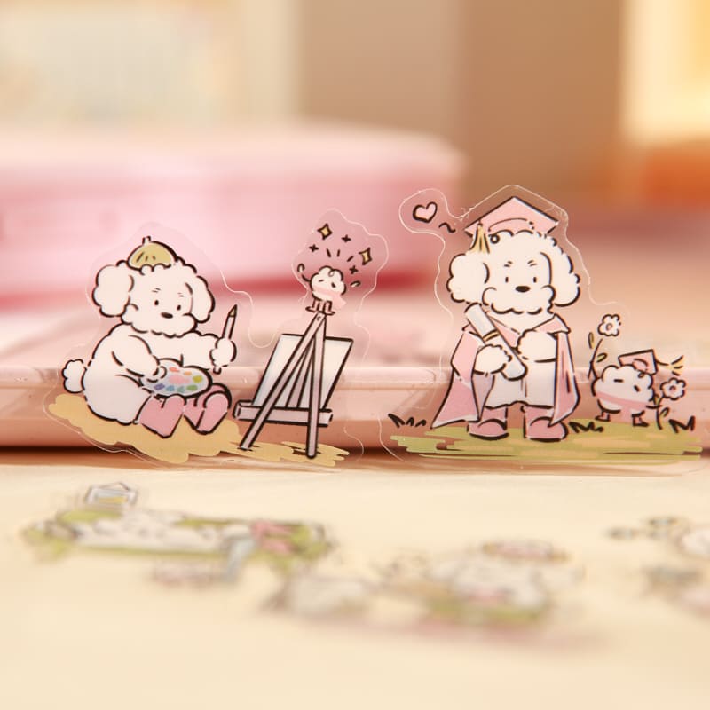 Cats & Dogs in Rain Boots Stickers