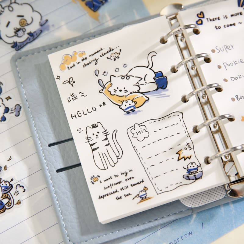 Cats & Dogs in Rain Boots Stickers