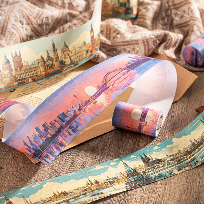 World Tour Landmarks Washi Tape