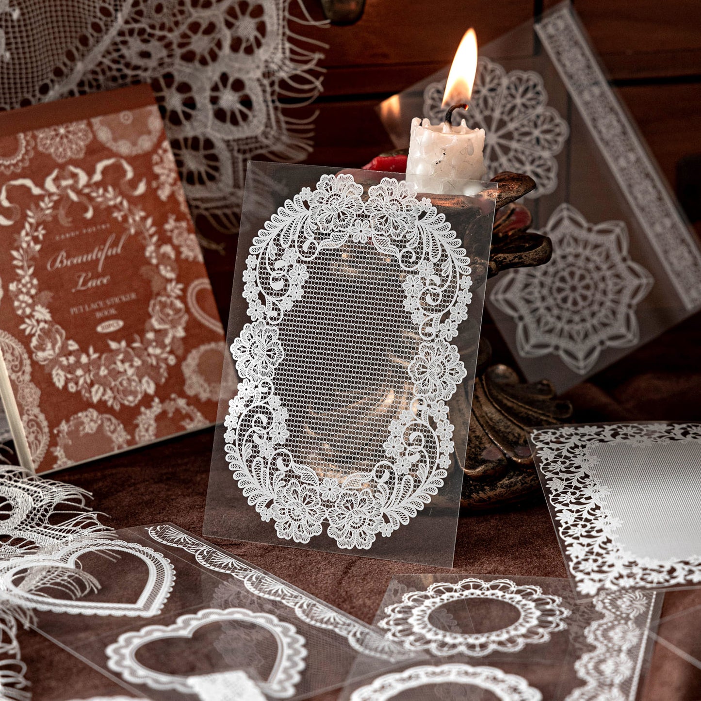 PET Lace Sticker Book