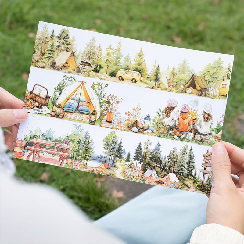 Camping Theme PET Tape