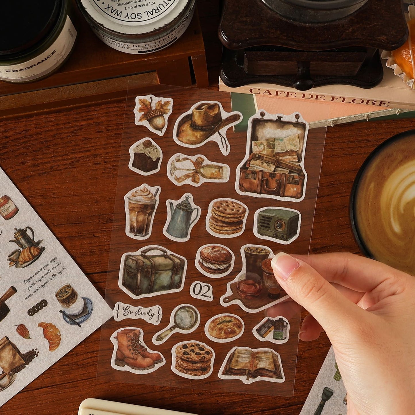 Camping Food Sticker Pack