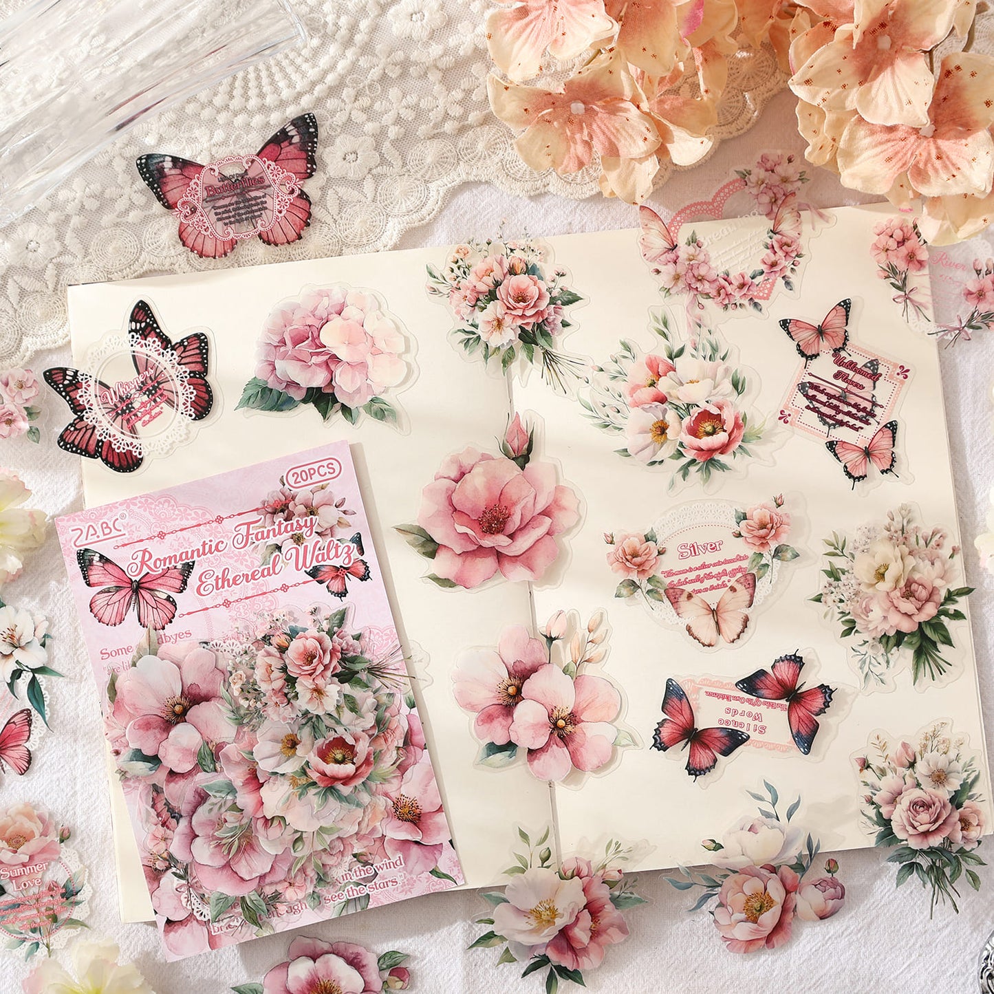 Vintage Floral Sticker Pack