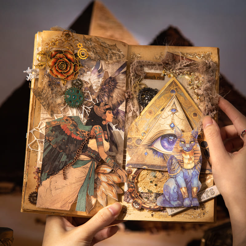 Mystical Egypt Scrapbook Paper