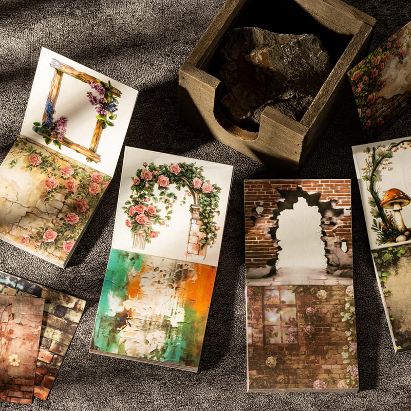Vines & Brick Wall Series Stickers