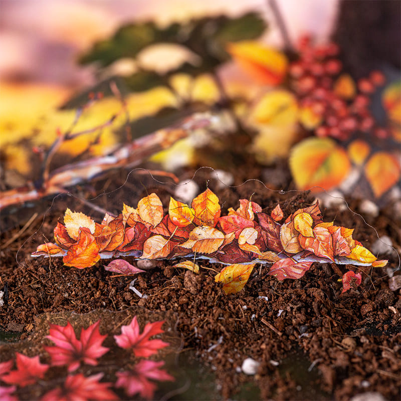 50PCS Seasonal Trees Sticker Pack
