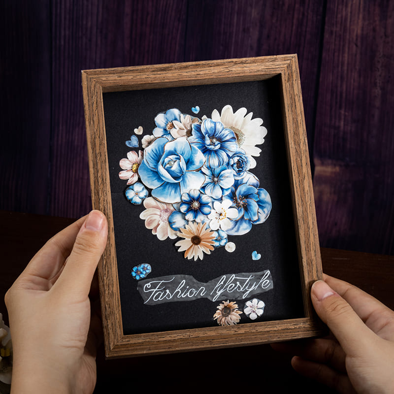 Flower Die-Cut Decorative PET Tape