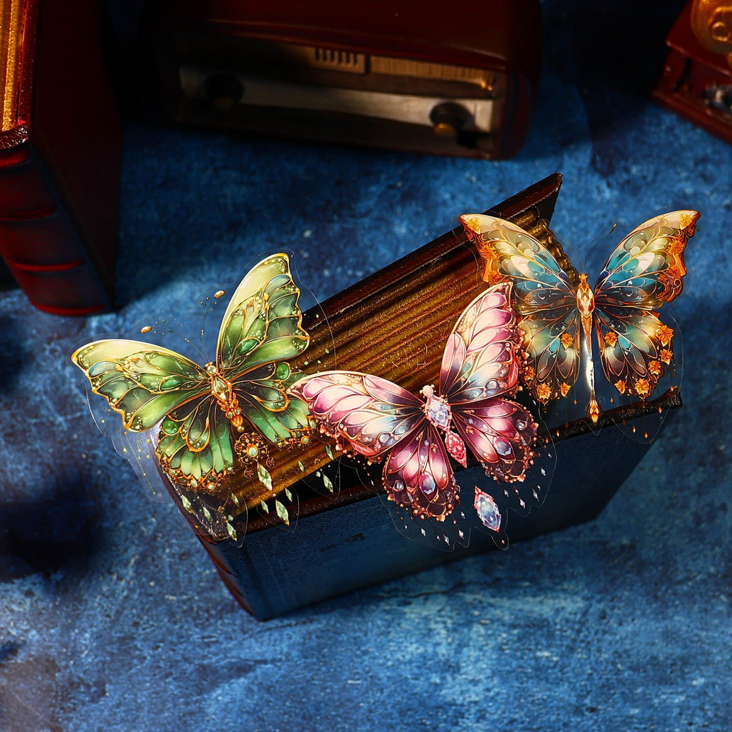 Crystal Butterfly Stickers