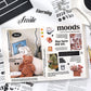 Black And White English Die-cut Stickers
