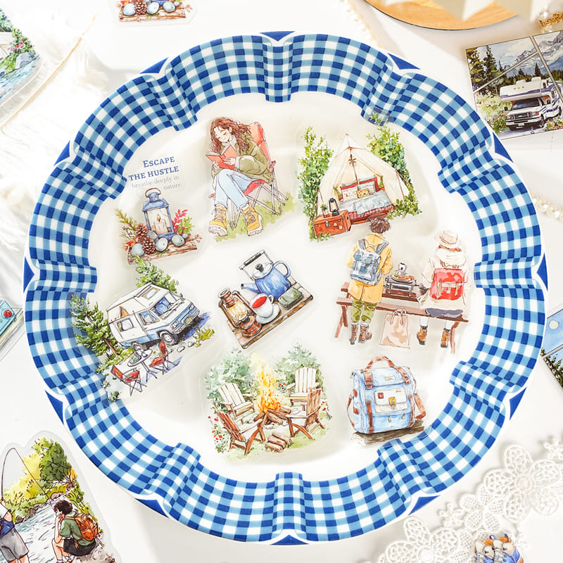 Leisure Gathering PET Sticker Pack