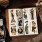 Vintage Elegant Figures Sticker Book