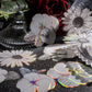 White Flower Stickers