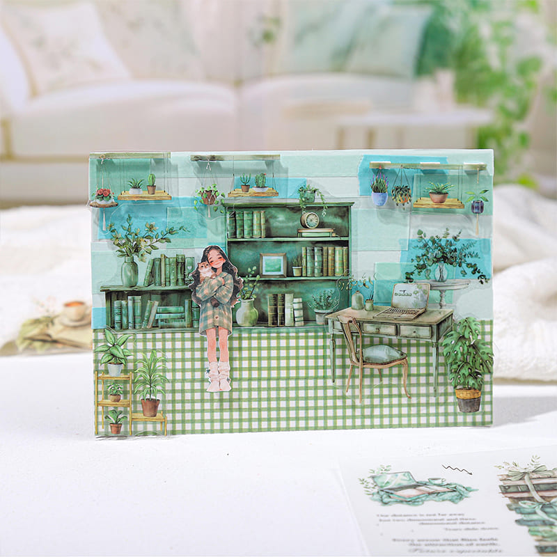 Staying Home Time Sticker Book