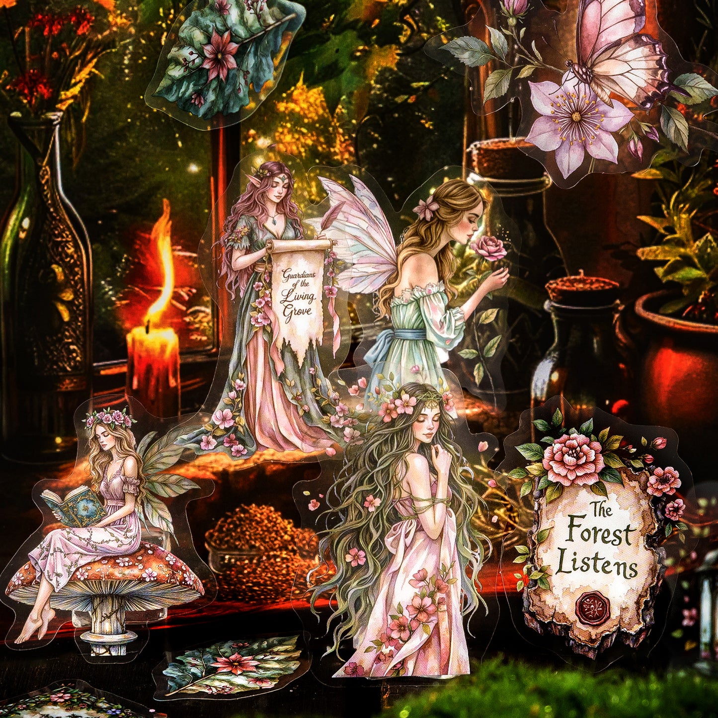 Fairy-Themed Sticker Pack