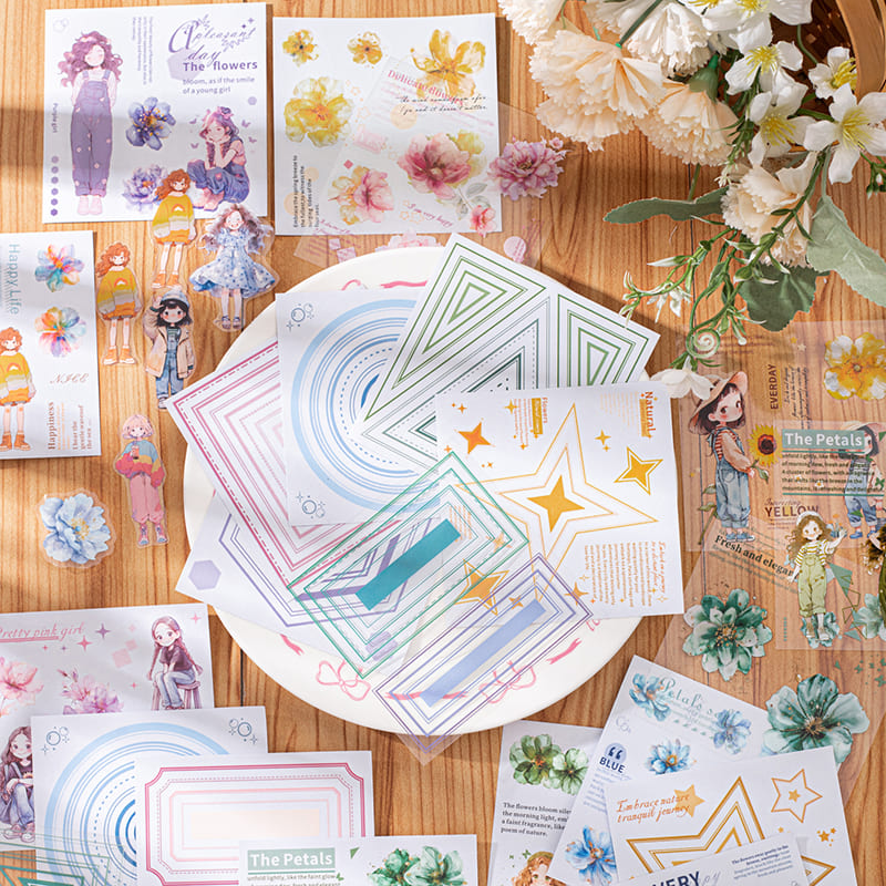 Girl Squad Die-Cut Sticker Book