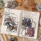 DIY scrapbook decorated with house themed stickers