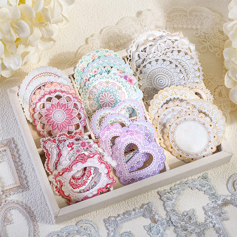 Vintage Lace Border Stickers