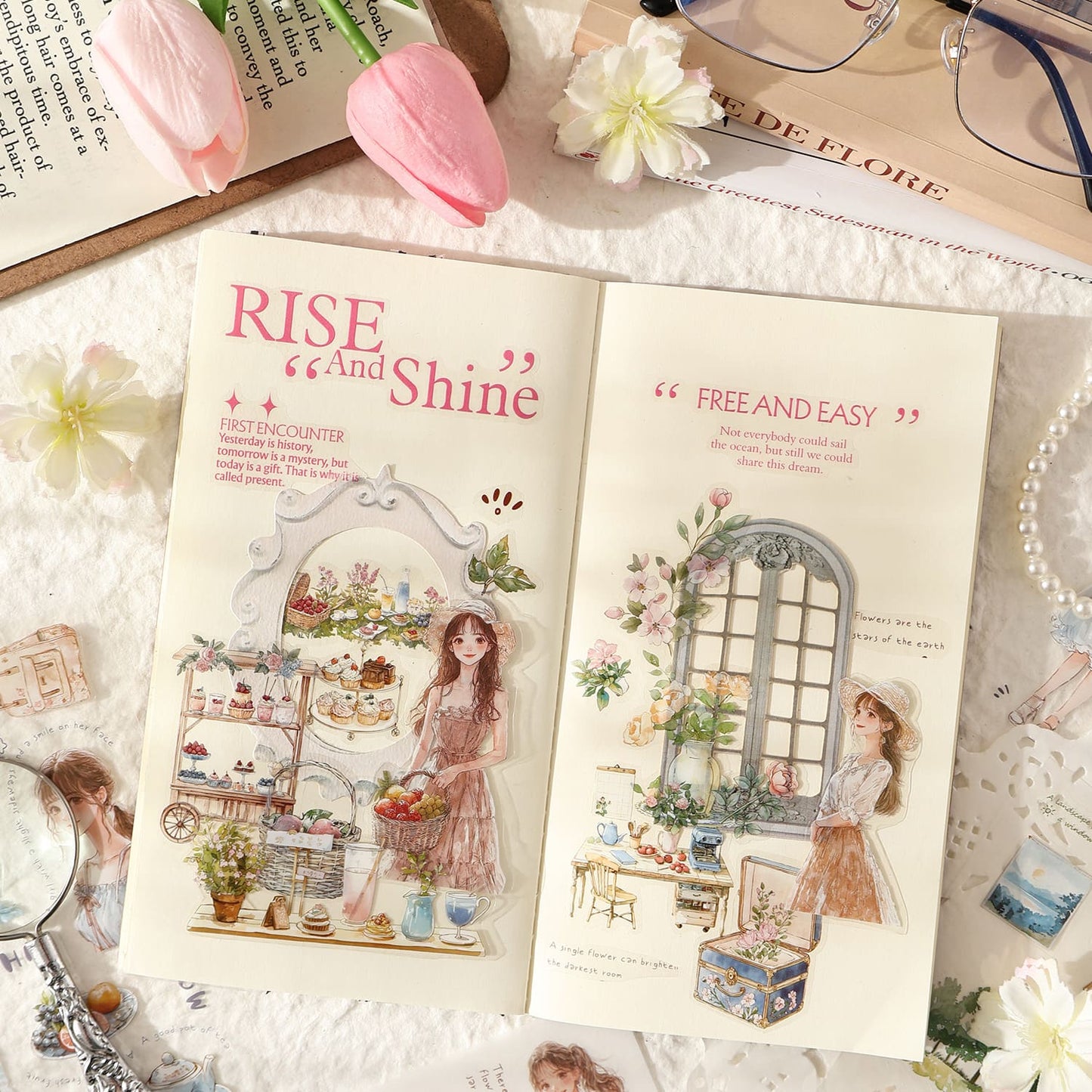 Everyday Life Character Sticker Book