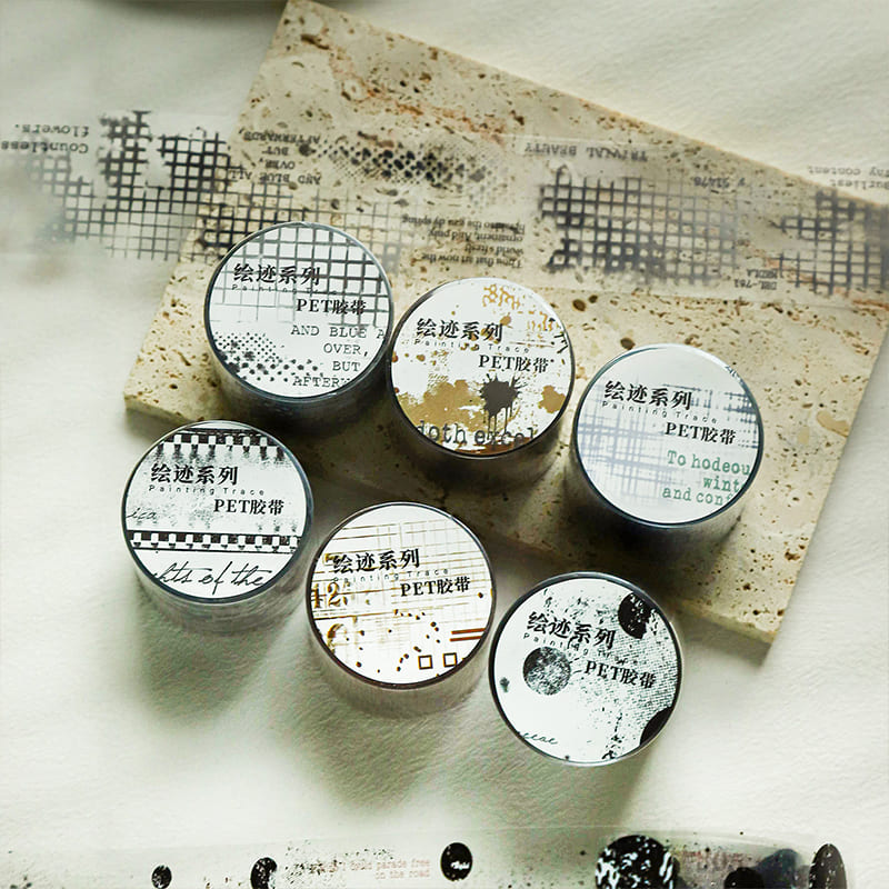 Mottled Ephemera Style PET Tape