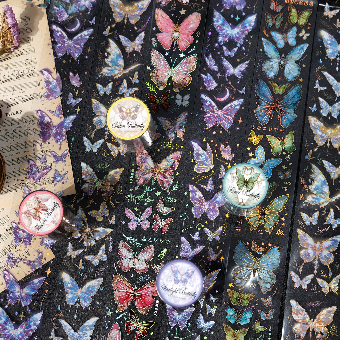 Butterfly Theme PET Tape