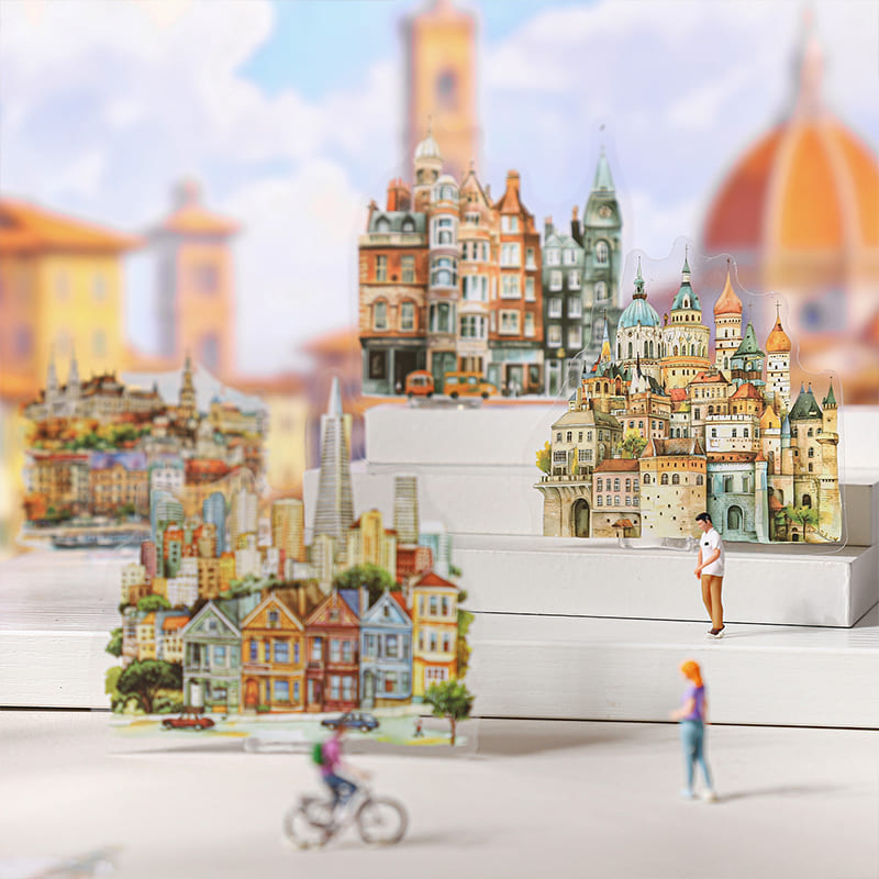 City-themed Stickers