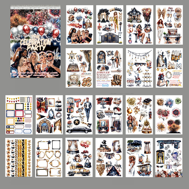 Celebration Party Sticker Book